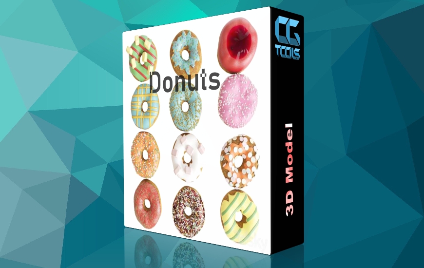 مدل سه بعدی  Donuts